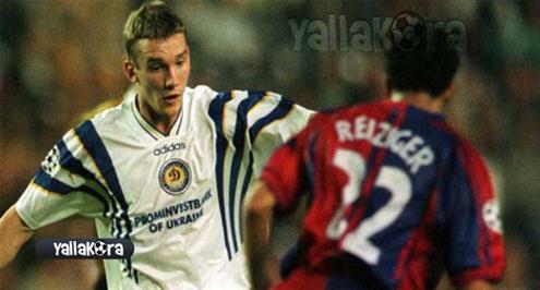 نوستالجيا .. شيفتشينكو يبدأ تسطير اسطورته الكروية بهاتريك في 97 بالكامب نو